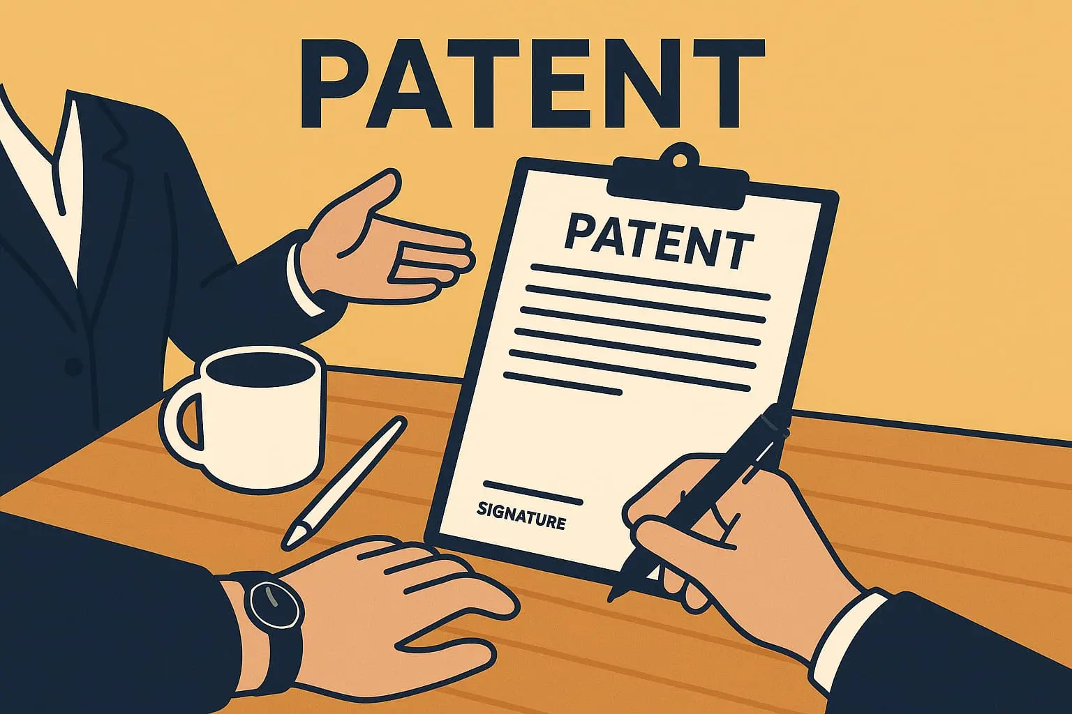 "Comprehensive guide to patent drawings showing examples of mechanical exploded views and software flowcharts that meet USPTO requirements for patent applications"
