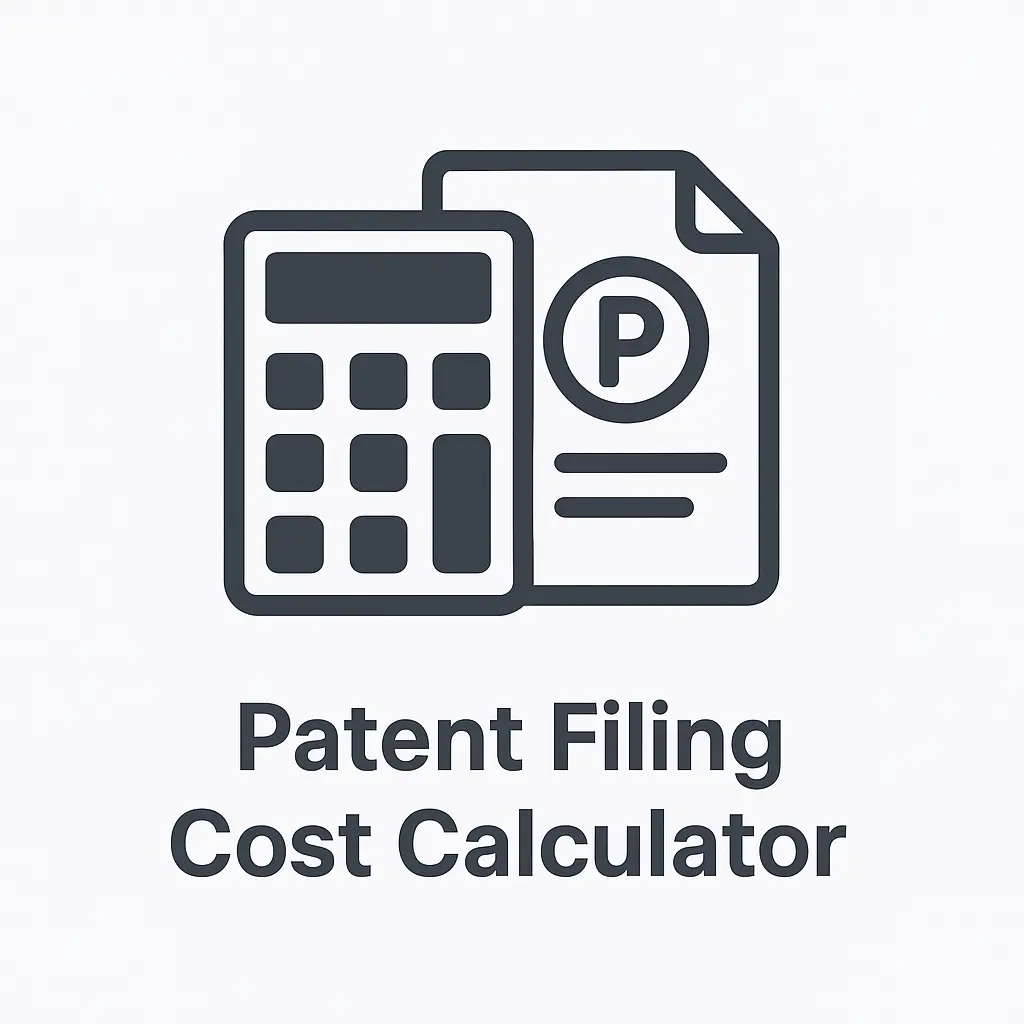 Patent Filing Cost Calculator tool